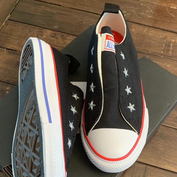 Converse Chuck Taylor All Star Black Slip-On *NEW* Big Kids 4 - Picture 3 of 7